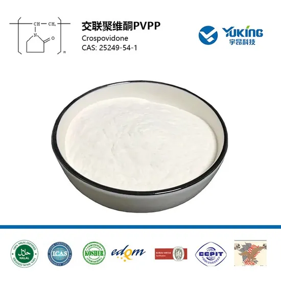 Crospovidone XL di grado farmaceutico